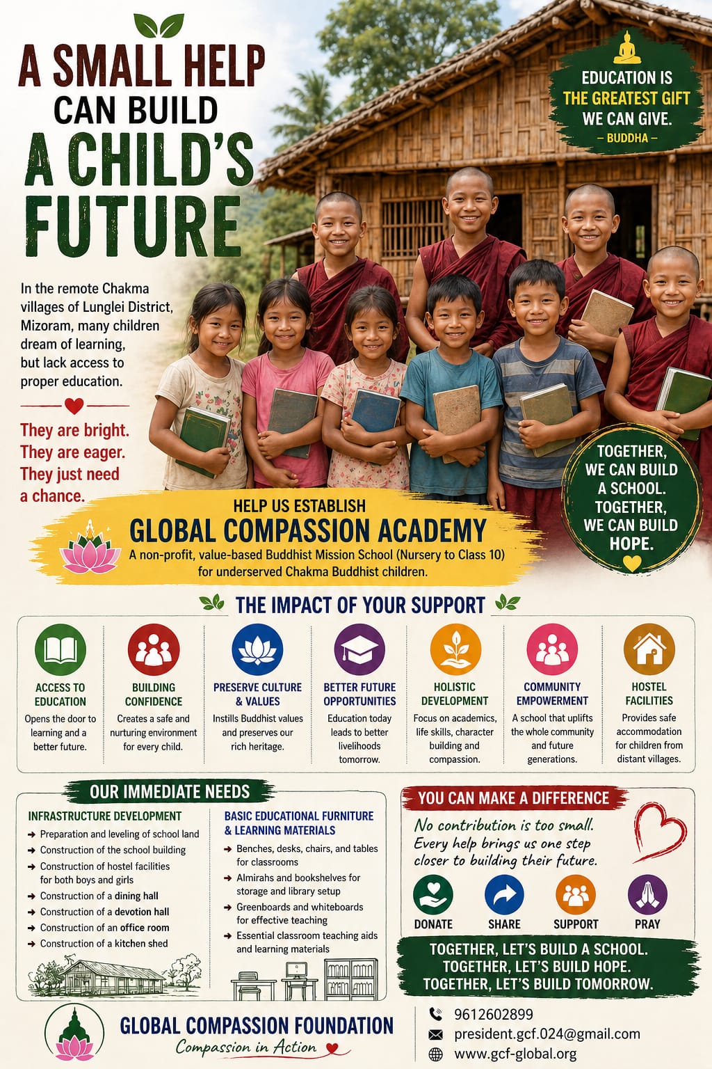 Build a School for Chakma Children